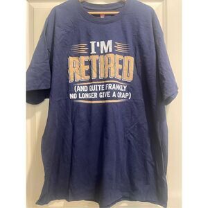 I'm Retired T-shirt size 2XL